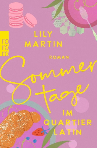 Buchcover und Innenansicht für das Buch: Sommertage im Quartier Latin