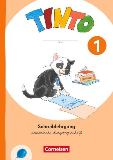 Buchcover und Innenansicht für das Buch: Tinto 1. Schuljahr - Ausgabe 2026 - Schreiblehrgang in Lateinischer Ausgangsschrift