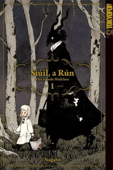 Buchcover und Innenansicht für das Buch: Siúil, a Rún - Das fremde Mädchen 01