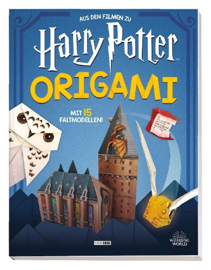 Buchcover und Innenansicht für das Buch: From the Films of Harry Potter : Origami: Featuring 15 foldable Crafts!