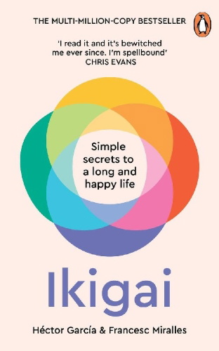 Buchcover und Innenansicht für das Buch: Ikigai
