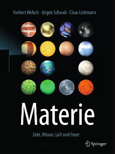Buchcover und Innenansicht für das Buch: Materie