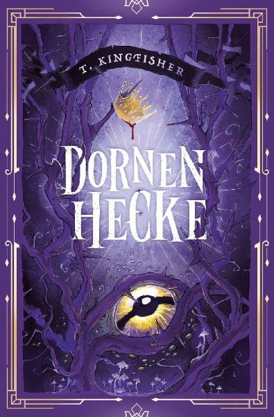 Buchcover und Innenansicht für das Buch: Dornenhecke