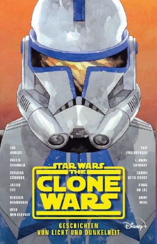 Buchcover und Innenansicht für das Buch: Star Wars: The Clone Wars - Stories of Light and Dark