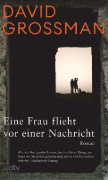 Buchcover und Innenansicht für das Buch: Eine Frau flieht vor einer Nachricht