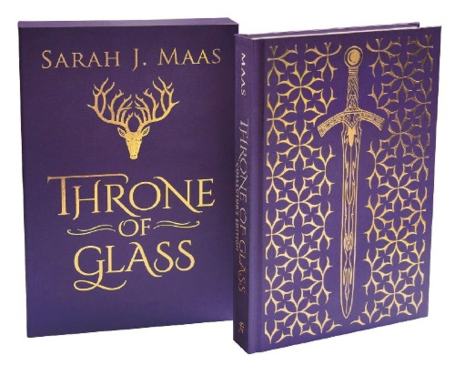 Buchcover und Innenansicht für das Buch: Throne of Glass (Collector's Edition)