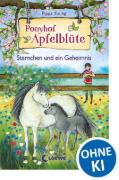 Buchcover und Innenansicht für das Buch: Ponyhof Apfelblüte - Sternchen und ein Geheimnis
