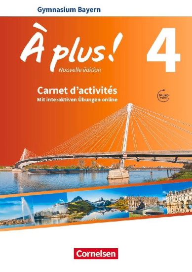 Buchcover und Innenansicht für das Buch: À plus ! - Nouvelle édition - Bayern - Band 4 - Carnet d'activités mit interaktiven Übungen auf scook.de