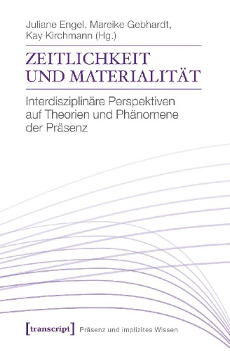 Buchcover und Innenansicht für das Buch: Zeitlichkeit und Materialität