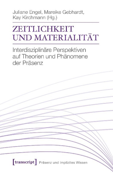 Buchcover und Innenansicht für das Buch: Zeitlichkeit und Materialität