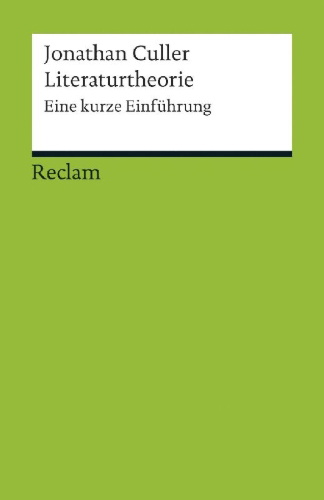 Buchcover und Innenansicht für das Buch: Literaturtheorie