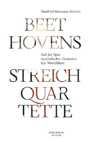 Buchcover und Innenansicht für das Buch: Beethovens Streichquartette