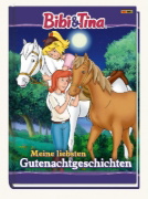 Buchcover und Innenansicht für das Buch: Bibi & Tina: Meine liebsten Gutenachtgeschichten