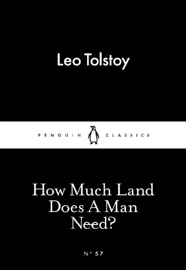 Buchcover und Innenansicht für das Buch: How Much Land Does A Man Need?