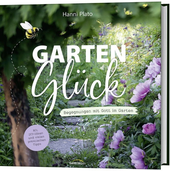 Buchcover und Innenansicht für das Buch: GartenGlück