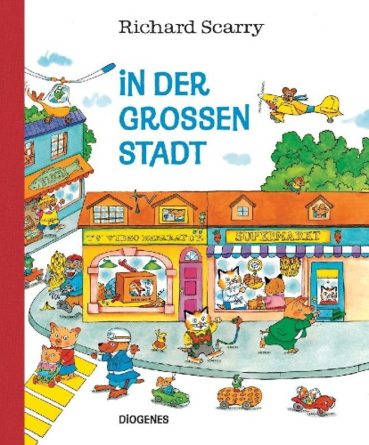 Buchcover und Innenansicht für das Buch: Richard Scarry's Busy, Busy Town