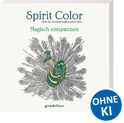 Buchcover und Innenansicht für das Buch: Spirit Color: Magisch entspannen