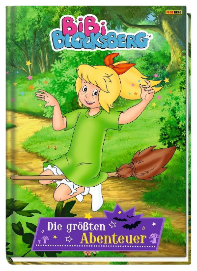 Buchcover und Innenansicht für das Buch: Bibi Blocksberg: Die größten Abenteuer