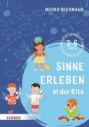 Buchcover und Innenansicht für das Buch: Sinne erleben in der Kita
