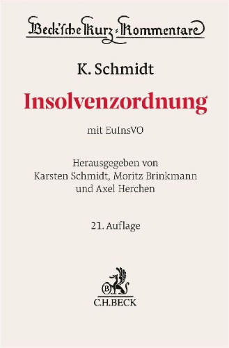 Buchcover und Innenansicht für das Buch: Insolvenzordnung. InsO