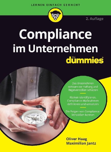 Buchcover und Innenansicht für das Buch: Compliance im Unternehmen für Dummies