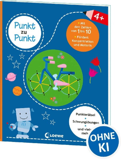 Buchcover und Innenansicht für das Buch: Je relie les points