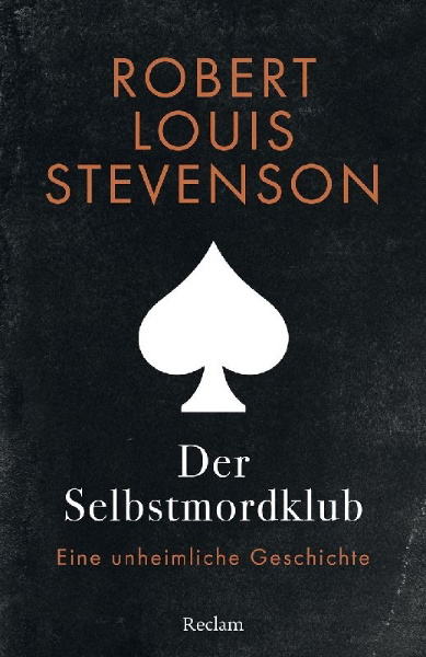 Buchcover und Innenansicht für das Buch: Der Selbstmordklub. Eine unheimliche Geschichte