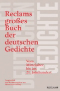 Buchcover und Innenansicht für das Buch: Reclams großes Buch der deutschen Gedichte. Vom Mittelalter bis ins 21. Jahrhundert