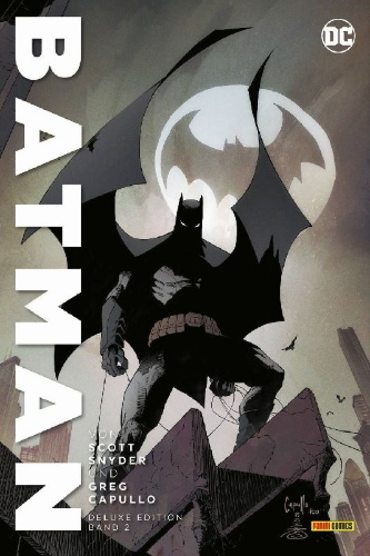 Buchcover und Innenansicht für das Buch: Batman (2011) #34 - #52, Batman Annual #3-#4, Batman: Futures End #1, DC Sneak Peek: Batman #1, Batman: Last Knight on Earth #1-#3 und Material aus Detective Comics (2011) #27 & Detective Comics #1000