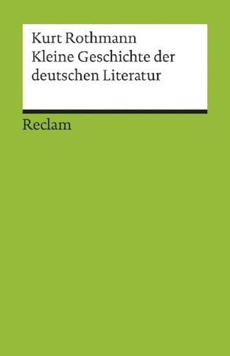 Buchcover und Innenansicht für das Buch: Kleine Geschichte der deutschen Literatur