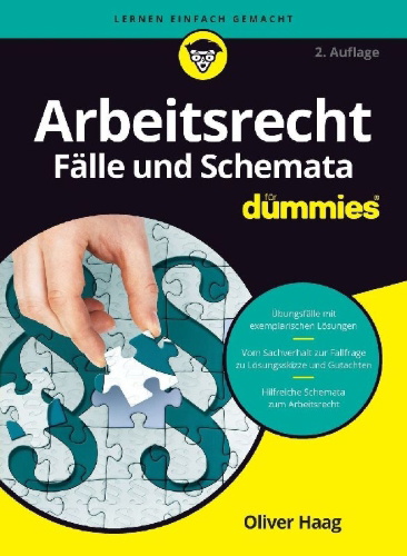 Buchcover und Innenansicht für das Buch: Arbeitsrecht Fälle und Schemata für Dummies