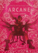 Buchcover und Innenansicht für das Buch: The Art and Making of Arcane