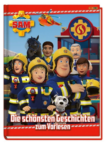 Buchcover und Innenansicht für das Buch: Feuerwehrmann Sam: Die schönsten Geschichten zum Vorlesen