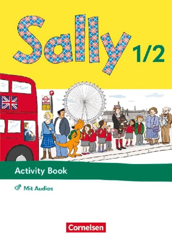 Buchcover und Innenansicht für das Buch: Sally 1./2. Schuljahr - Englisch ab Klasse 1 - Ausgabe 2025 - Activity Book