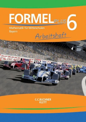 Buchcover und Innenansicht für das Buch: Formel PLUS. Arbeitsheft Klasse 6. Ausgabe Bayern Mittelschule ab 2017