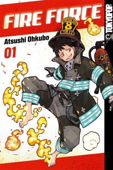 Buchcover und Innenansicht für das Buch: Fire Force 01
