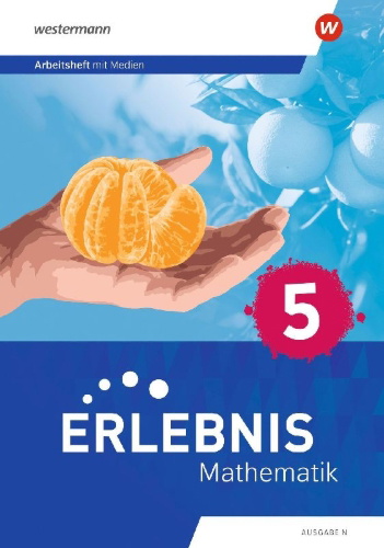 Buchcover und Innenansicht für das Buch: Erlebnis Mathematik - Ausgabe N 5. Arbeitsheft mit Lösungen