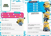 Buchcover und Innenansicht für das Buch: Minions: Meine Freunde