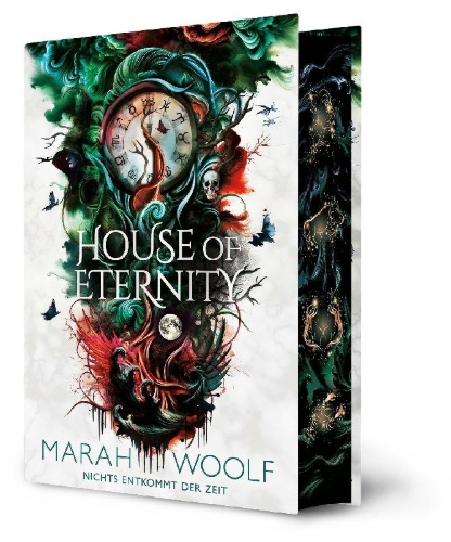 Buchcover und Innenansicht für das Buch: House of Eternity (Luxusausgabe einer aufwühlenden RomantasySaga in dystopischem Setting)