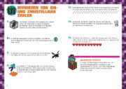 Buchcover und Innenansicht für das Buch: Math for Minecrafters: Word Problems Grades 3-4