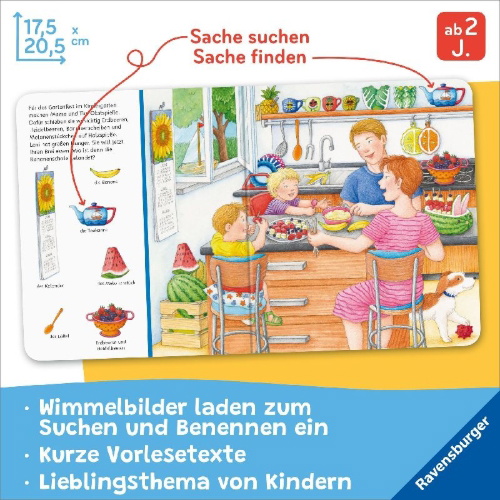 Buchcover und Innenansicht für das Buch: Sachen suchen: Im Sommer