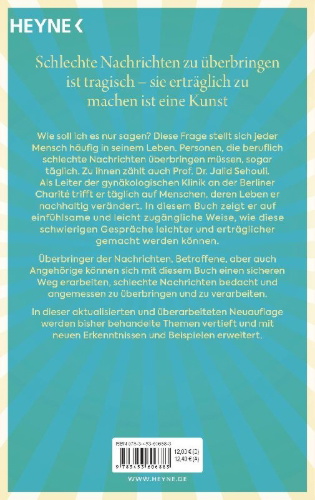 Buchcover und Innenansicht für das Buch: Von der Kunst, schlechte Nachrichten gut zu überbringen