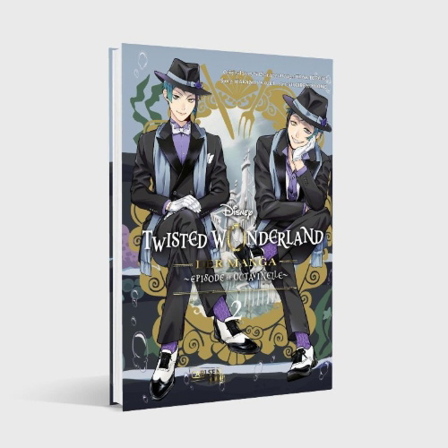Buchcover und Innenansicht für das Buch: Twisted Wonderland: The Comic - Episode of Octavinelle
