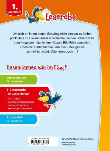Buchcover und Innenansicht für das Buch: Leserabe - Sonderausgaben - Rabenstarke Schulgeschichten für Erstleser
