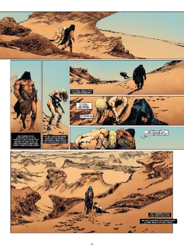 Buchcover und Innenansicht für das Buch: Conan der Cimmerier: Der wandelnde Schatten