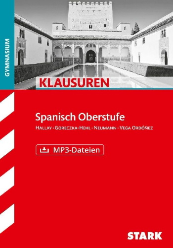 Buchcover und Innenansicht für das Buch: Klausuren Spanisch Oberstufe Gymnasium