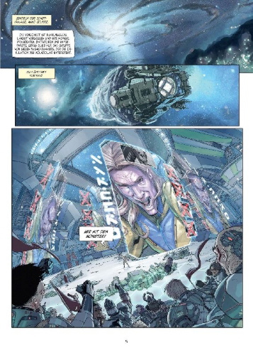 Buchcover und Innenansicht für das Buch: Cosmopirates