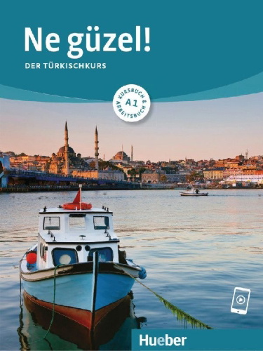Buchcover und Innenansicht für das Buch: Ne güzel! A1. Kursbuch und Arbeitsbuch mit Audios online