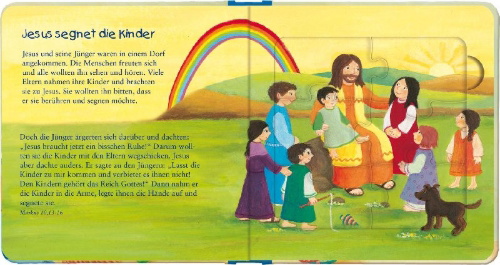Buchcover und Innenansicht für das Buch: Meine liebsten Bibelgeschichten von Jesus