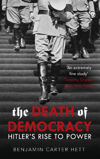 Buchcover und Innenansicht für das Buch: The Death of Democracy